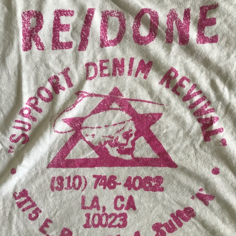 Re/Done short sleeve graphic tee
